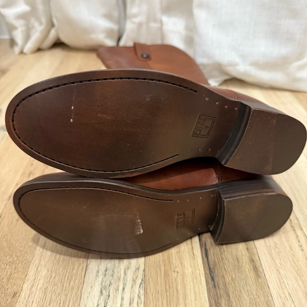 Frye Melissa Leather Boots Brown - Picture 6 of 6